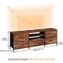 TV Stand Cabinet, TV Unit TV Console Table with 5 Drawers Storage Organizers Image 7
