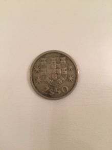 1965-1967 Portuguese 2-1/2 escudos