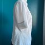 White full zip up blouse/ jacket. Size 12 Image 2