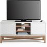 Large Sideboard + TV Unit - White & Oak Effect Image 7