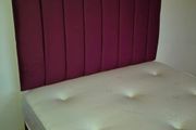 Double bed maroon color
