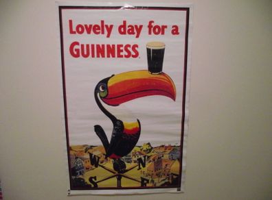 'Lovely day for a Guinness' poster