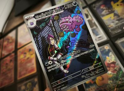 Team Rocket's Weezing ! Illustration Rare ! from The Glory of Team Rocket Set ! 2025 ! Japanese Pokemon Card !