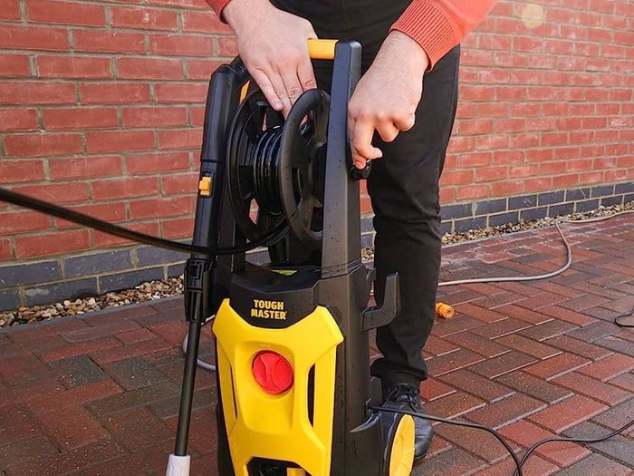 High Power Pressure Washer 1800W High Performance Jet Wash 420 L/H 140 Bar Turbo Nozzle Auto Stop System 6M Hose Portable Electric Jet Washer for Patio Car Garden Home Furniture (FREE SHIPPING)