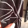 Evita Black Velvet look dress with Silver fits Xs s Image 4