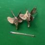 Vintage Silver Plated Brass Cockerel Ornaments Pair Image 3