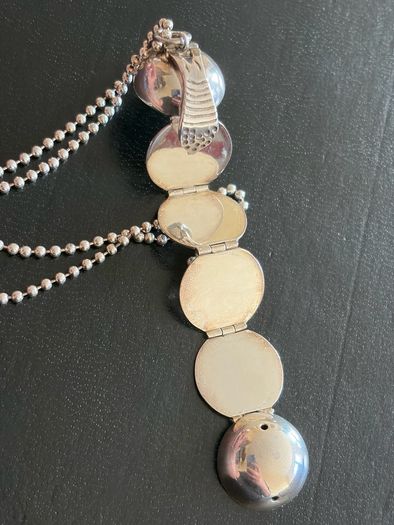 silver necklace