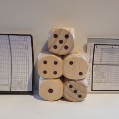 Wooden Outdoor Yahtzee
