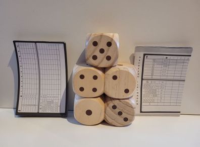 Wooden Outdoor Yahtzee