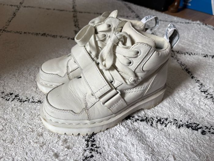 Dr Martens White Leather Womens Boots