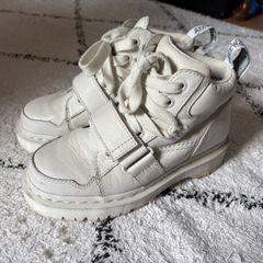 Dr Martens White Leather Womens Boots