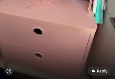 pink drawers