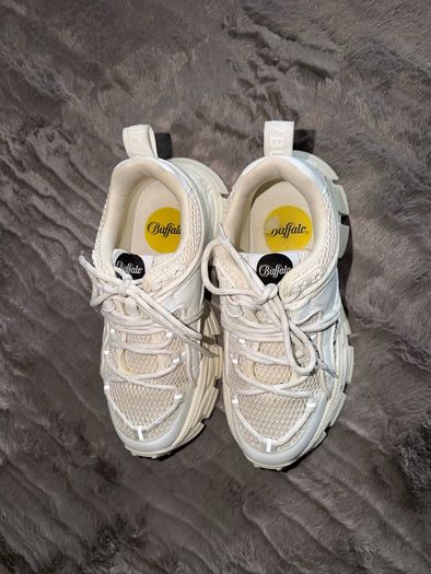 White Ivory Buffalo Saturn Chunky Trainers UK 5 / EU 38