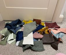 fabric scraps - upholstery fabrics