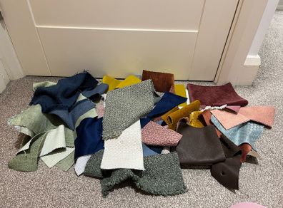 fabric scraps - upholstery fabrics