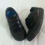 Clarks black velcro close shoes back to school size 1 Image 4