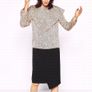 ZARA double frill printed top, blouse, polka dot Image 2