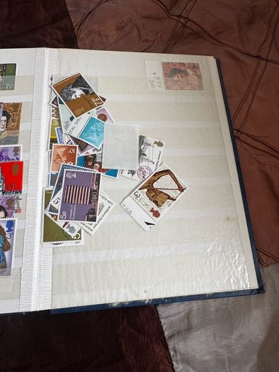 Mint UK album with stamps
