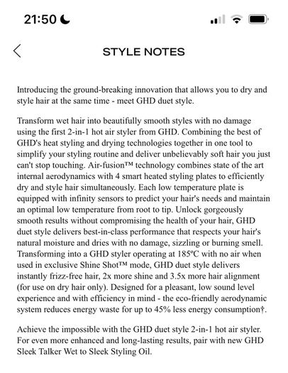 Brand new in box GHD Duet Dryer/Straightener cost 399 euro ideal  gift