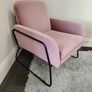 Blush pink Armchairs (3 available) Image 4