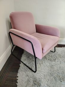 Blush pink Armchair