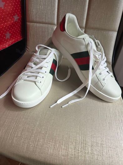 Gucci Ace leather trainers UK 8