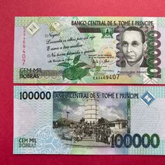St Thomas & Prince  100,000. Dobras. 2013  Pick.  68c  ( Uncirculated )
