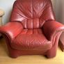 FREE leather armchair in perfect condition FREE Image 2