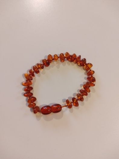 Amber baby anklet