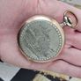 Antique Silver WW1 era Swiss Made Military Pocket Watch Orion 1910s Image 5