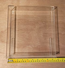 Star Wars Arcrilic Display Cases  (Small Crack Bottom Left)