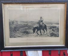 The Remnants of an Army Framed Print