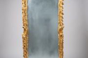 French Ornate Rococo Style Gilt Pier Mirror