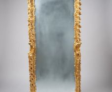French Ornate Rococo Style Gilt Pier Mirror
