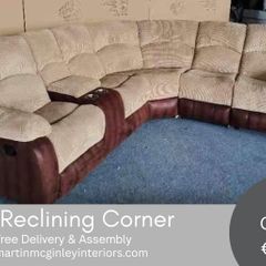New Cream Nova Full Recliner Sets