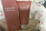 Summer Fridays pink dew gel cleanser