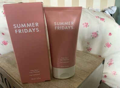 Summer Fridays pink dew gel cleanser