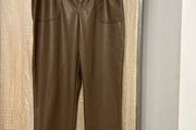 Women leather trousers size uk12