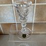 2 Handcrafted Cavan Crystal Candle Holders 5" tall Image 5