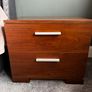Walnut Chest of Drawers & matching Lockers Image 3