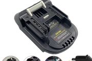 DM18M Battery Adapter for Makita 18V Tools Convert for Dewalt 20V Battery &amp; Milwaukee M18 18V Battery to Makita 18V Battery