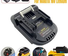 DM18M Battery Adapter for Makita 18V Tools Convert for Dewalt 20V Battery & Milwaukee M18 18V Battery to Makita 18V Battery