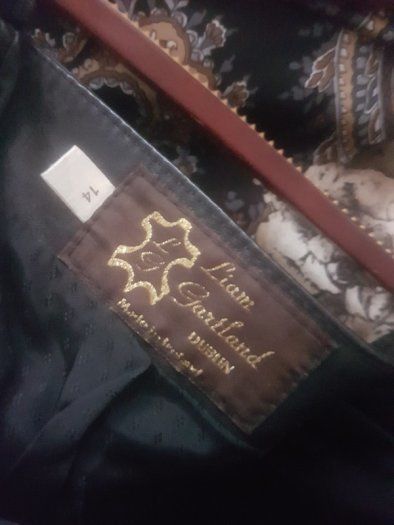 Liam Gartland Leather skirt with Pockets