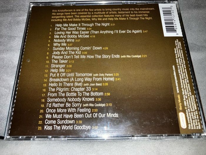 The Best Of Kris Kristofferson  CD