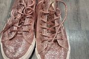 Girls Pink Sparkle Boots
