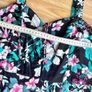 Black Floral Summer Dress with Straps Image 5