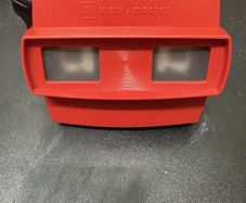Vintage Red 3D View-Master with Thunderbirds Reels
