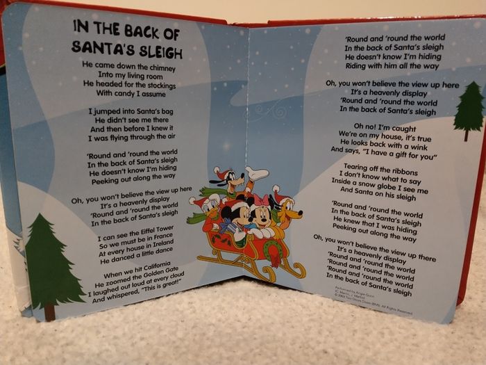 Disney Sing Along Festive Book And Cd Set