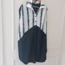 naya black and white tunic Image 2