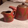 Teapot with Jug and Sugar Bowl .. Tara Pottery  (3 Piece Set) Priced to Clear Image 7